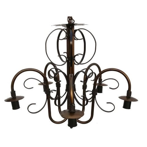 Luminária para Iluminação de Sala de Jantar Artesanal Ferro Rustico