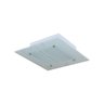 Lustre Plafon Para Sala / Cozinha / Banheiro /Quarto 30 cm x 30 cm - Ondas Brancas - 1