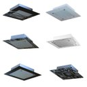 Ver imagem 3 de Lustre Plafon Para Sala / Cozinha / Banheiro /Quarto 30 cm x 30 cm - Ondas Brancas