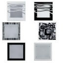 Ver imagem 3 de Lustre Plafon Para Sala / Cozinha / Banheiro /Quarto 30 cm x 30 cm - Geométrico Branco