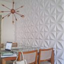 Ver imagem 3 de KIT 10 Painel Placa 3d Parede Revestimento Imita Gesso Luxo