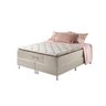 Cama Box Queen Bege + Colchão Molas Ensacadas Visco Gel Pillow Top Colorado 158x198x67cm - 1