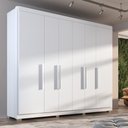 Ver imagem 1 de Guarda-Roupa Casal Valencia 6 Portas 6 Gavetas com Pés