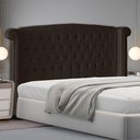 Ver imagem 2 de Cabeceira de Cama Box Toquio King 195cm Suede Marrom