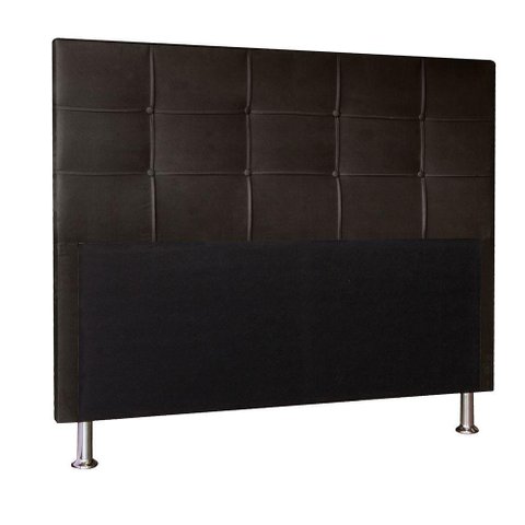 Cabeceira Casal 1,60m Roma Suede Marrom