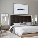 Ver imagem 3 de Cabeceira Casal 1,60m Roma Suede Marrom