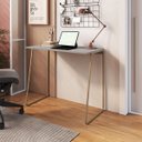Ver imagem 1 de Mesa Escrivaninha Industrial Escritório Home Office Compacta 90cm Arenas/champagne