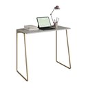 Ver imagem 2 de Mesa Escrivaninha Industrial Escritório Home Office Compacta 90cm Arenas/champagne