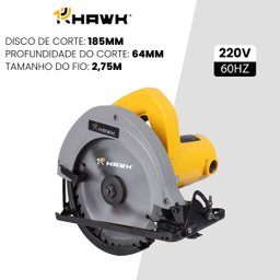 Serra Circular 1100w  Para Madeira 5600Rpm Com Disco de Corte - 3