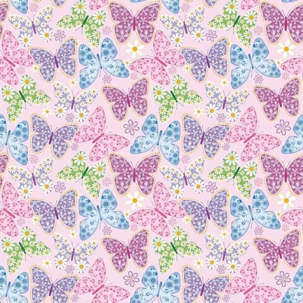 Papel Adesivo 45cmX10m Butterflies