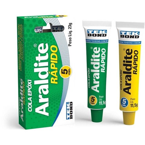 Cola de Alta Resistencia Araldite Rapido 23 G. Tekbond Cx.C/06