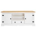 Ver imagem 5 de Rack Tv Bancada 55 Polegadas Madeira 2 Portas 1 Gaveta Tequila Branco Madeirado Idimex