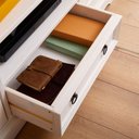 Ver imagem 4 de Rack Tv Bancada 55 Polegadas Madeira 2 Portas 1 Gaveta Tequila Branco Madeirado Idimex