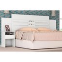 Ver imagem 2 de Cabeceira Cama Box Madeirado Casal Triunfo C/ 2 Gavetas Ébano - Demóbile