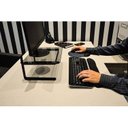 Ver imagem 3 de Suport Monitor Regulável "LCD" e "Crt" Até 15" Cor Preto / Vidro Incolor Realiza