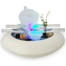 Cascata Fonte de Água Decorativa Ceramica Vidro Luz LED Jardim Cor Branca (Ft-C) - 2