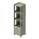 Ver imagem 6 de Conjunto Quarto Completo Treliche com Led, Escrivaninha e Estante Petit Casatema MadeiraOriginals