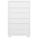Ver imagem 6 de Cômoda para Quarto Pequena 6 Gavetas 79cm Unitá A04 Branco - Lyam Decor