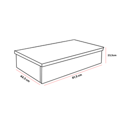 Gabinete para Banheiro de Madeira com Cuba 80cm - 2