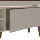 Ver imagem 7 de Rack Lumina Pinho/Off White para TVs de até 75 Polegadas Tampo com Bordas Invertidas e Fio de LED e