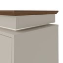 Ver imagem 6 de Rack Lumina Pinho/Off White para TVs de até 75 Polegadas Tampo com Bordas Invertidas e Fio de LED e