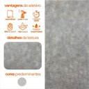 Ver imagem 4 de Kit 3 Papel de Parede Adesivo Vinilico Decor Premium Cimento Queimado Cinza Claro