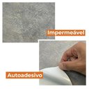 Ver imagem 7 de Kit 3 Papel de Parede Adesivo Vinilico Decor Premium Cimento Queimado Cinza Claro