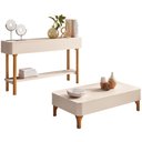 Ver imagem 2 de Kit Aparador para Sala Fontana com Mesa de Centro Ceci Orgânico B01 Off White - Lyam Decor