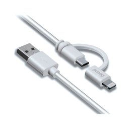 Cabo de Carga 2x1: Lightning e Micro USB Isond Isound-5921 - 1
