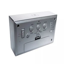 Relógio 2972 Despertador Digital Prata Luz Led Sensor Herweg - 2