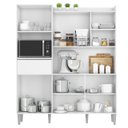 Ver imagem 3 de Kit Cozinha Compacta 160cm com 5 Portas 1 Gaveta Isabel Branco - AJL Móveis