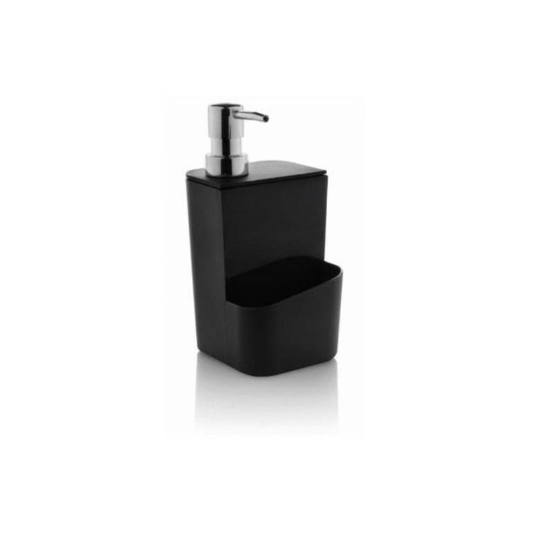 Dispenser Preto Detergente e Esponja 650 Ml Marca Ou Cozinha