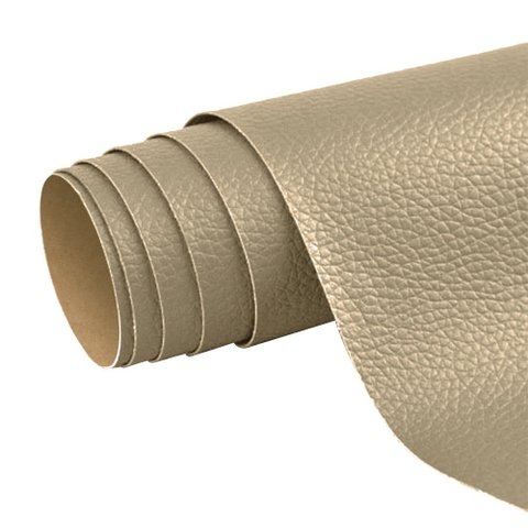 Adesivo Revestimento em Couro Sintético Bege 2 50x137cm