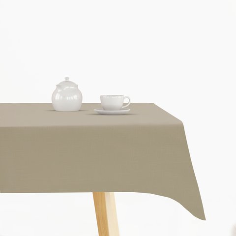 Toalha Mesa Retangular Oxford 6 Lugares 200x135 Admirare - Bege