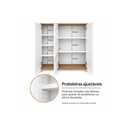 Ver imagem 7 de Dispensa de Cozinha, Armário Organizador em MDF, Puxadores Unifuro 20cm.