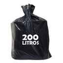 Ver imagem 1 de Saco de Lixo 200 Litros Reforçado Pct 100unid Melhor Preco Cor:preto
