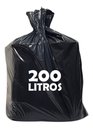 Ver imagem 1 de Saco de Lixo 200 Litros Reforçado Pct 100unid Melhor Preco Cor:preto