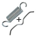 Ver imagem 1 de Mola e gancho jump profissional 100 molas + 50 ganchos