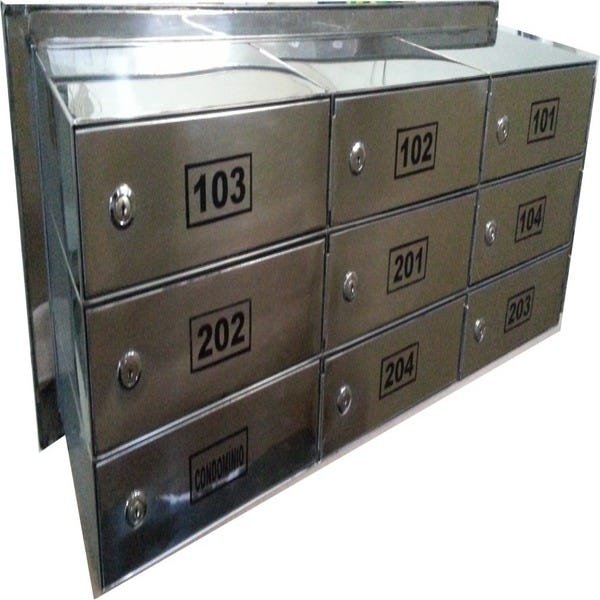 Fabricar caixa de correio externa para condomínio - Curitiba (Paraná)