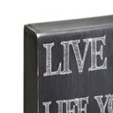 Ver imagem 4 de Quadro Caixar-te com frase - La Vida Es Mejor en La Playa