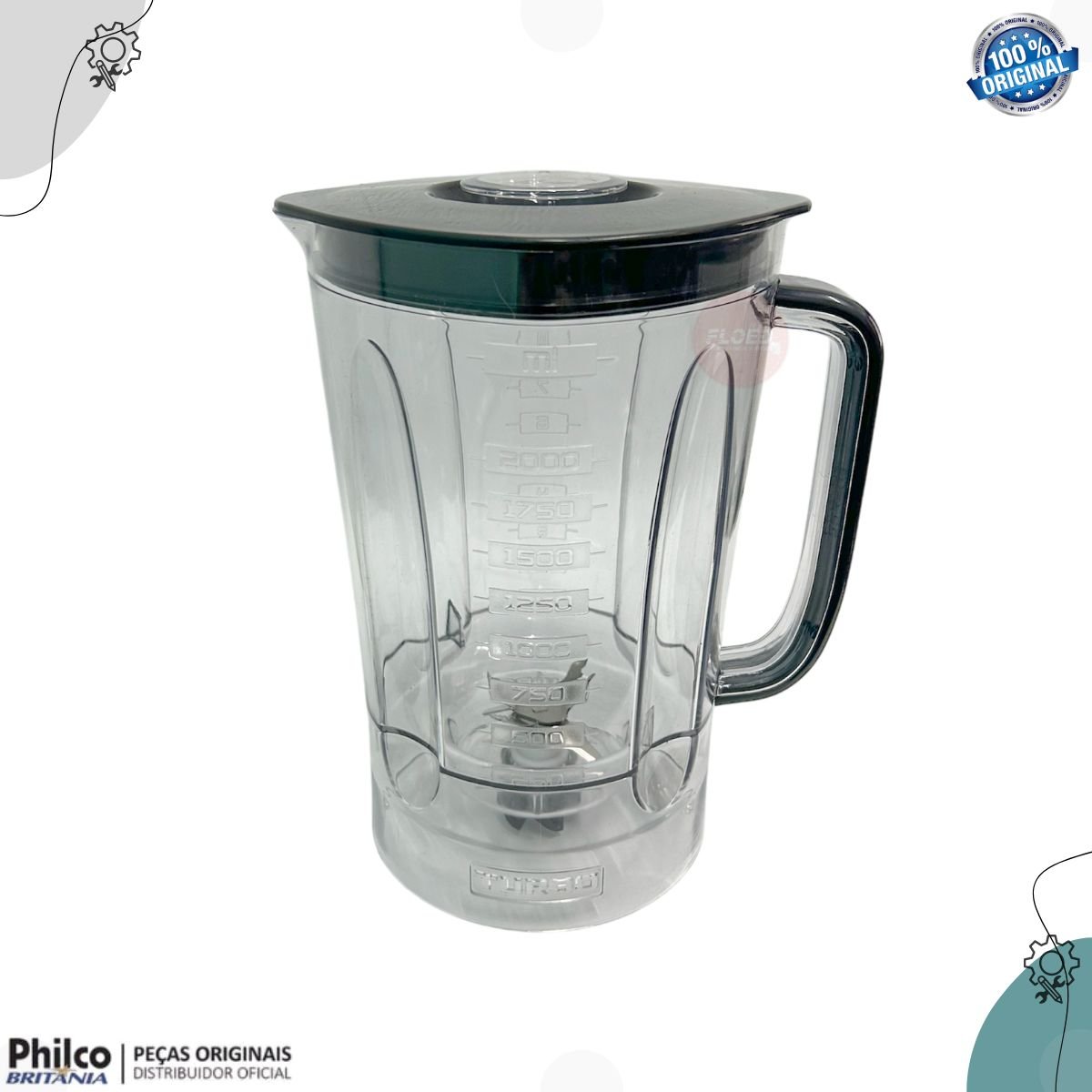 Copo Original Liquidificador Philco Ph900 B1000 Preto - 4