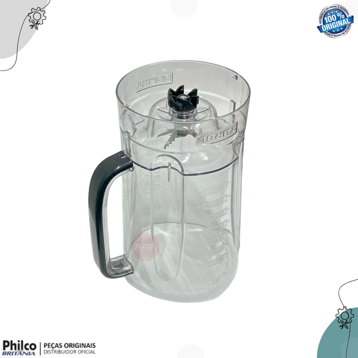 Copo Original Liquidificador Philco Ph900 B1000 Preto - 7