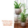 Vaso para Plantas 34 Cm Canela Grafite- Afort - 4