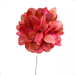 Flor de Folha no Galho Arame Dobrável Cores Variadas Decor - 1