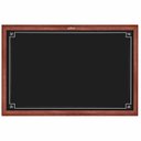 Ver imagem 2 de Quadro Negro Decorado Madeira 50x70cm Mogno - Souza