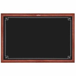 Quadro Negro Decorado Madeira 50x70cm Mogno - Souza - 1