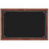 Quadro Negro Decorado Madeira 50x70cm Mogno - Souza - 1