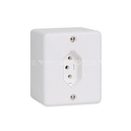 Tomada Sobrepor Bipolar 2 Polos +tomada 20a 250v - Ilumi - 1