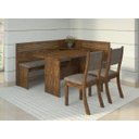 Ver imagem 1 de Conjunto Canto Alemão Mesa com 2 Cadeiras Scan Espresso Móveis