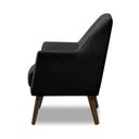 Ver mais imagens de Poltrona Decorativa Retrô Recepção Magali Veludo Preto Lansofbr